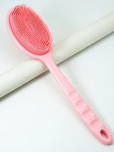 Soft Body Scrubber Shower Exfoliating Scrubs Long Handle Bath Brush Exfoliator Skin Massager Cleaning Brush Bathroom Accessories