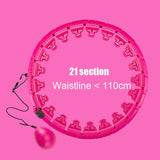 Smart Weighted Hula Hoop – Adjustable Waist Trainer