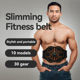 EMS Ab Stimulator Belt – Electric Muscle Toning for Men & Women