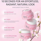 Facial Moisturizer Tone-up Face Cream,Sakura Essence Glow Moisturizer  Hydrating Smooth Dry Skin Nourishing Skin Care 60g
