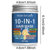 10-in-1 Hair Mask: Rosemary, Batana, Chebe, Argan, Pumpkin, Almond, Jojoba Oils For All Hair Types. Keratin Enriched.