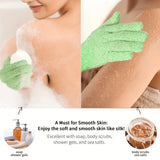 1-10pcs Colourful Exfoliating Gloves, Bath Gloves For Shower, Double Sided Exfoliating Gloves, For Spa, Massage And Body Scrubs