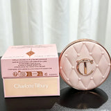 Charlotte Tilbury Lipstick Liner Set Matte Smooth&Cushion Foundation Dewy Radiant&Cheek Blush Natural Luminous Buildable Flawles