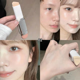 Lazy Foundation Stick, Moisturizing and Natural Concealer Makeup, Matte Makeup Base, Keep Makeup and Sweat