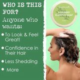 Rosemary Shampoo Hair Growth Soap Moisturizing Oil Control Non Irritating Increase Gloss Nourishing Hair Strengthening Shampoo