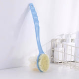 Soft Body Scrubber Shower Exfoliating Scrubs Long Handle Bath Brush Exfoliator Skin Massager Cleaning Brush Bathroom Accessories