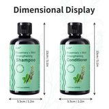 Rosemary Hair Shampoo Conditioner Hair Mask Hair Oil for Thinning Hair Nourishes Hair Roots Strengthening for Thinning Hair
