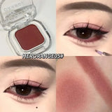 Red Brown Eyeshadow Palette Multifunctional Makeup Palette Silky Matte Coral Red Eyeliner Silkworm Lower Shadow Eyeliner Makeup