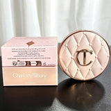 Charlotte Tilbury Lipstick Liner Set Matte Smooth&Cushion Foundation Dewy Radiant&Cheek Blush Natural Luminous Buildable Flawles