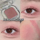 Red Brown Eyeshadow Palette Multifunctional Makeup Palette Silky Matte Coral Red Eyeliner Silkworm Lower Shadow Eyeliner Makeup