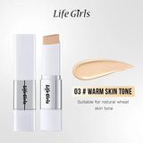 Lazy Foundation Stick, Moisturizing and Natural Concealer Makeup, Matte Makeup Base, Keep Makeup and Sweat