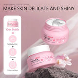 Facial Moisturizer Tone-up Face Cream,Sakura Essence Glow Moisturizer  Hydrating Smooth Dry Skin Nourishing Skin Care 60g