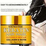 Hair Repairs Hair Mask Essential Oil Nourishing for Dry Damaged Biotin Collagen Keratin Treatment Hairs Conditioner Hair